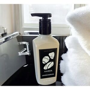 Bath & Body Works Hand Soap Cleansing Gel Amber Plum Rose Woodsy Musk 8 oz NEW